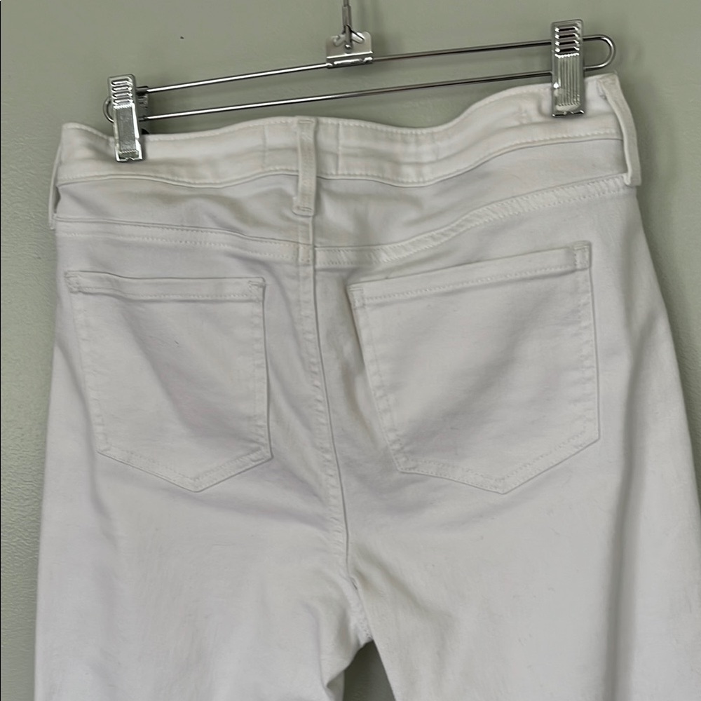 INC International Concepts White Slim Crop Jeans - Picture 6 of 7